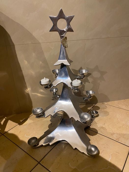 Choinka TK Maxx srebrna metalowa