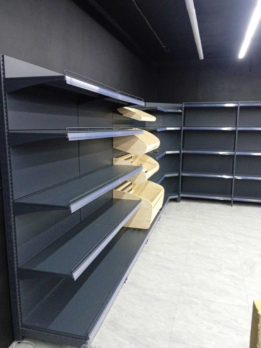 Стелажі в магазин. Торгові гачки. Каси прилавки. Торгове обладнання