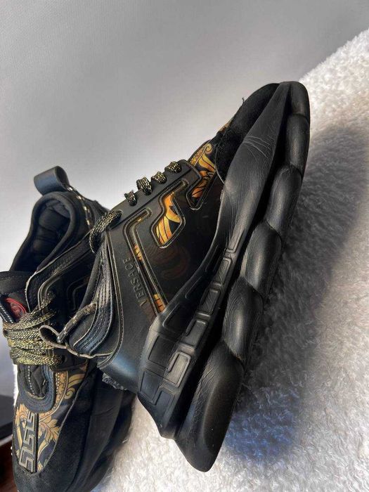Кросівки Versace chain collection Эксклюзив Кожа, 39-40 уст 26 унісекс