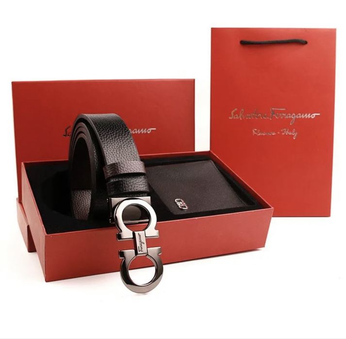 Набір новий salvatore ferragamo ремінь та портмоне