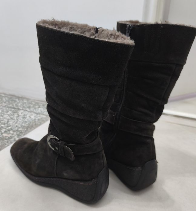 Kozaki damskie zamsz 39