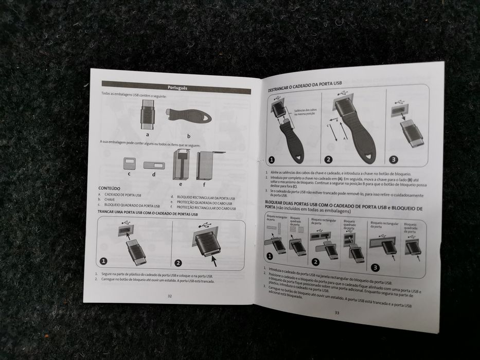 Kensington USB Port Lock bloqueio de porta USB