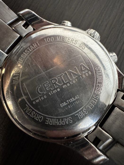 Zegarek Certina DS Prime 538.7133.42/ QKN-BC-17884C