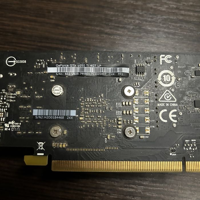 Видеокарта msi 1050 ti (mini)