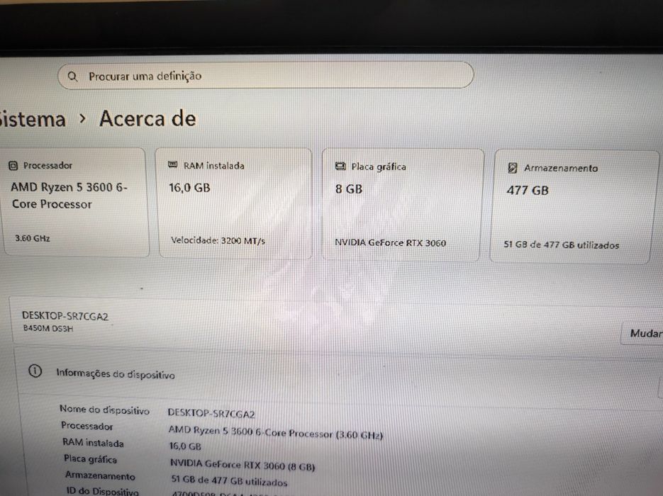 Gaming PC Ryzen 3600/ RTX 3060