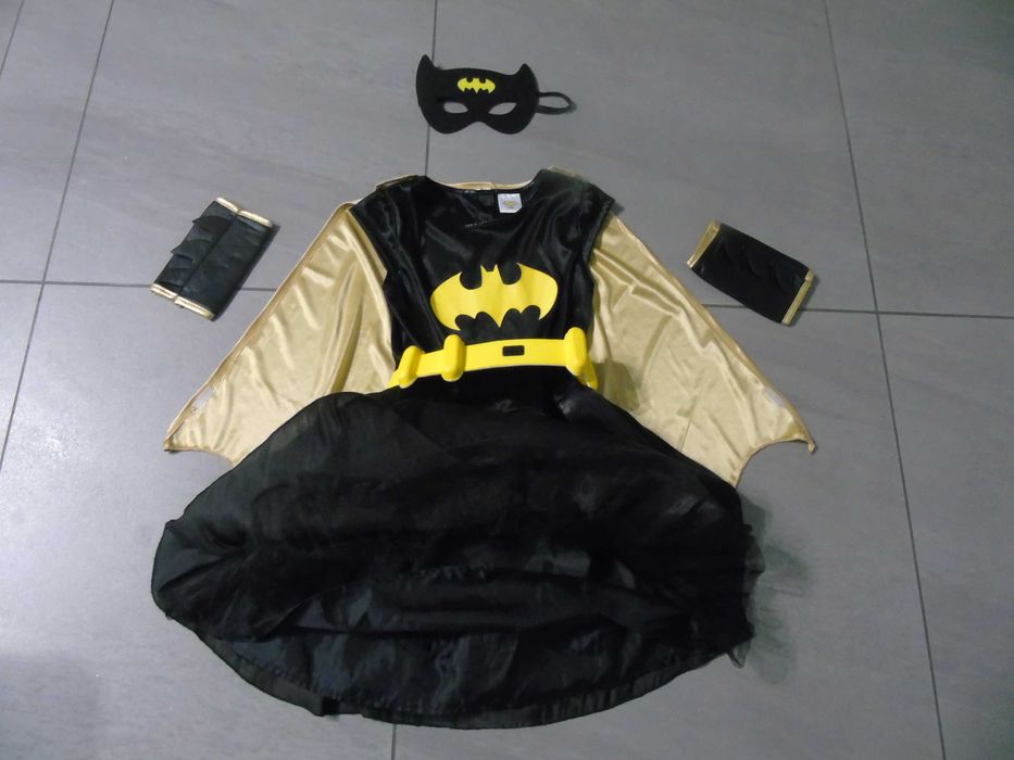 strój sukienka Batman-ka 6-8 lat