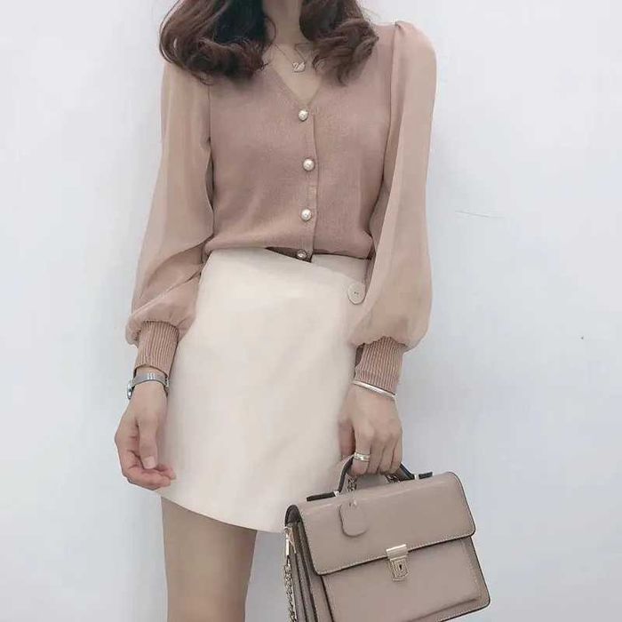 Жіночі блузки в стилі весна-осінь 700 (27)