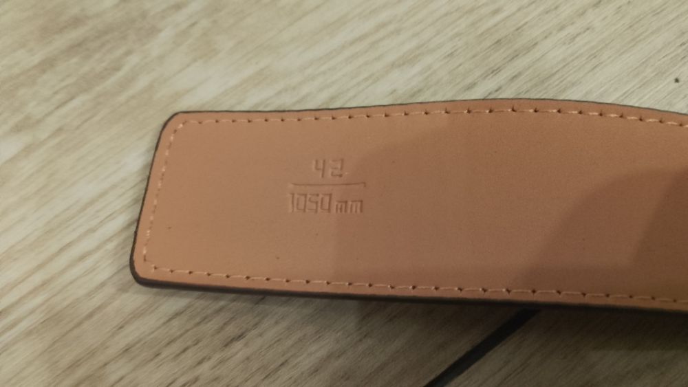Pasek Louis Vuitton brązowy