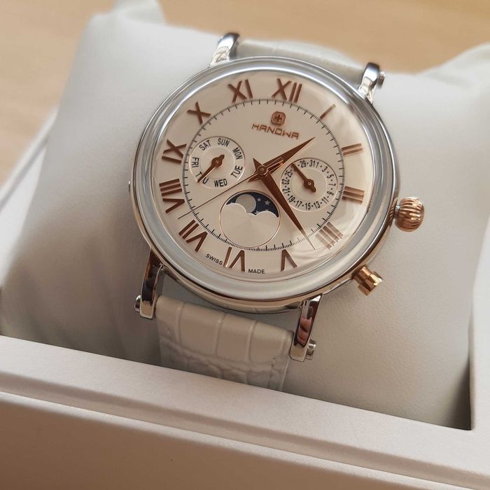 Zegarek Szwajcarski HANOWA Damski / Unisex - piękny! NOWY, Na prezent