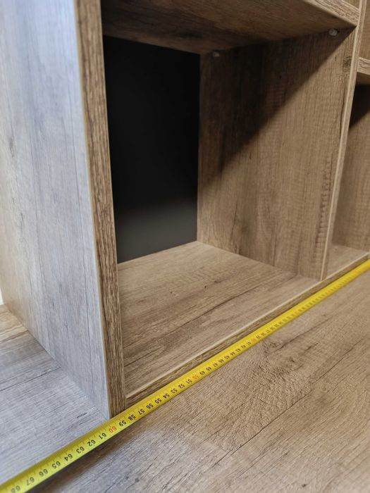 Zestaw mebli biurko regał dwie szafki