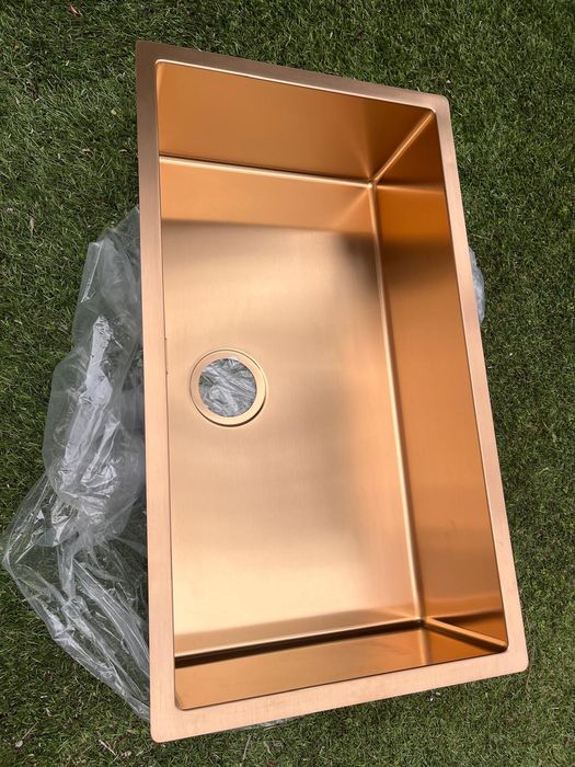 Cuba de cozinha em inox cor cobre 790x450 – Moderna e elegante