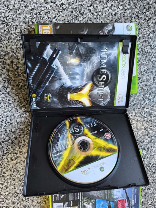 Conjunto de 3 jogos Xbox 360+5 CDs danificados