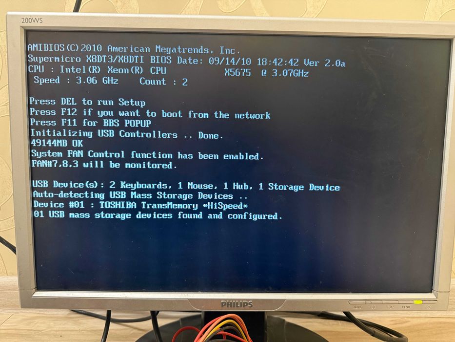 Серверный комплект Supermicro X8DTi-F + 2× Xeon X5675 + 48 GB DDR3 ECC