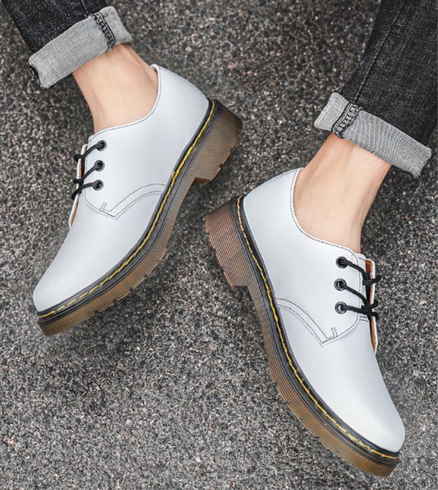 Półbuty glany mokasyny derby eleganckie  obuwie unisex jak martensy