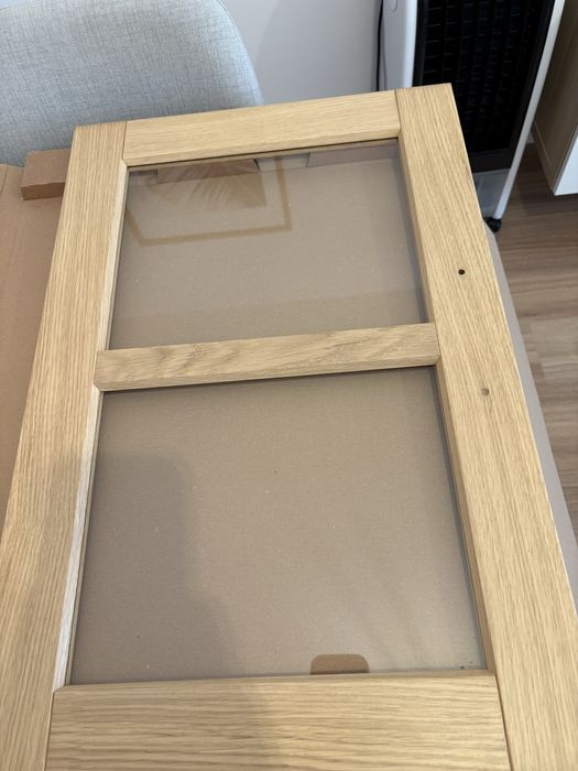 Porta de vidro carvalho cozinha IKEA 40x60cm