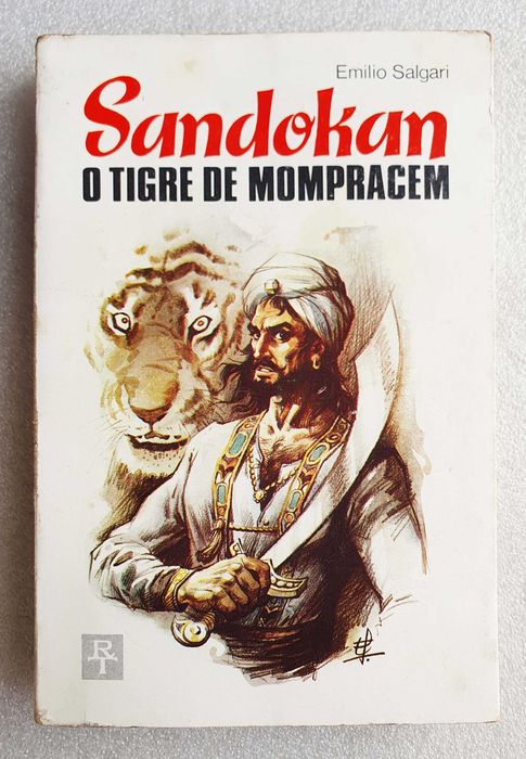 Livro ~ "SANDOKAN - O Tigre de Mompracem" ~ de Emilio Salgari ~ 1976