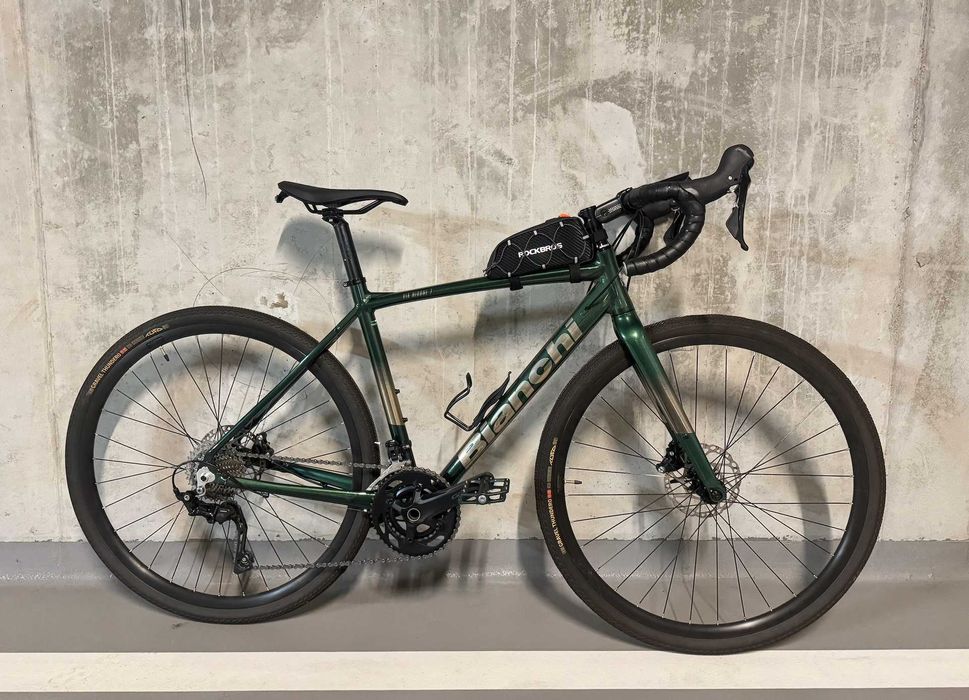 Bianchi Via Nirone 7 r. 53 GRX 400 FV 23% mostek redshift gravel rower