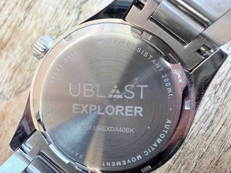 Ublast – Explorer. Relógio de pulso novo, automático