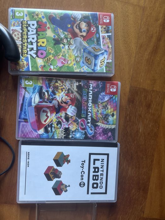 Konsola Nintendo Switch 3 gry