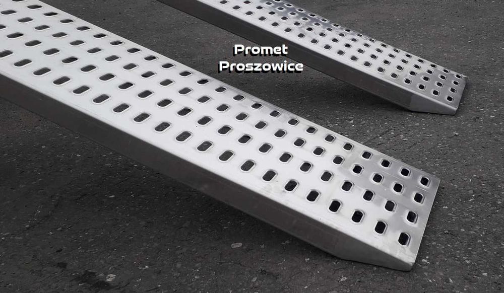 Najazdy Aluminiowe 2,5m x 40cm - 2,7T. dla Koparki Podjazdy 2szt