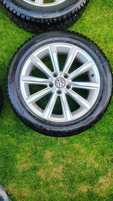 Alufelgi VW koła zimowe opony 215/55R17 Hankook Passat Arteon Golf