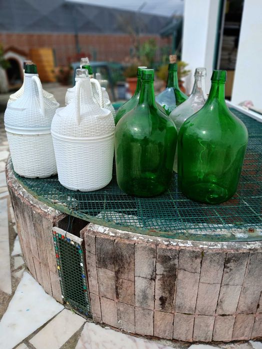 Garrafões de vidro 5 litros
