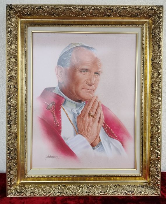 Portret Jana Pawła II – Antonio Galeandro Di Pierro