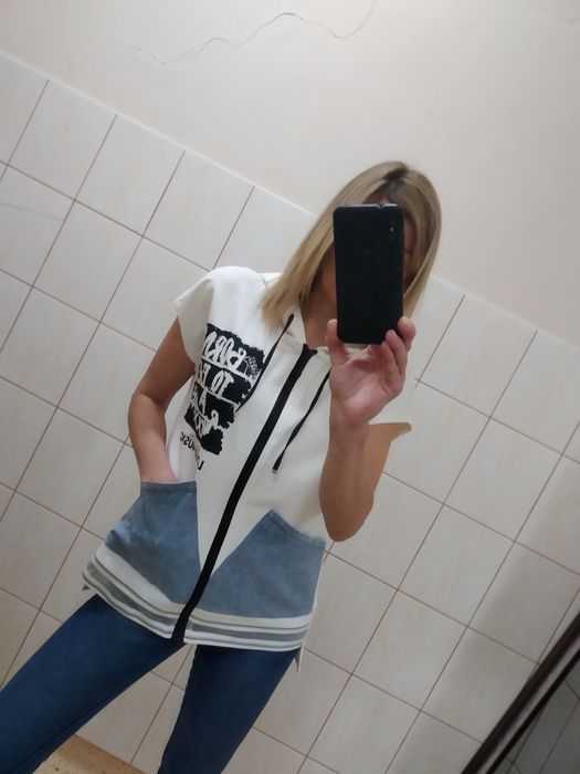 Bluza dresowa Jeansowa