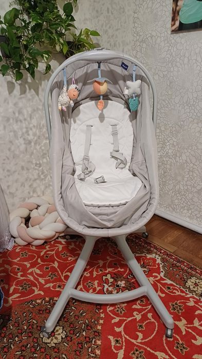 Ліжечко-стульчик 5 в 1 Chicco Baby Hug Pro