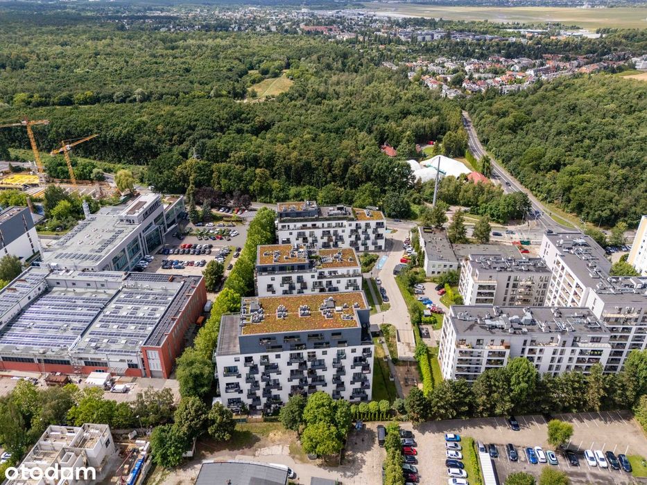 3 pokoje przy Lasku Marcelińskim|57,77 m²|2 balkony|Garażx2 |2020 r.