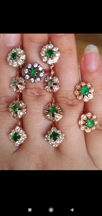 Золотые серьги 585 проба