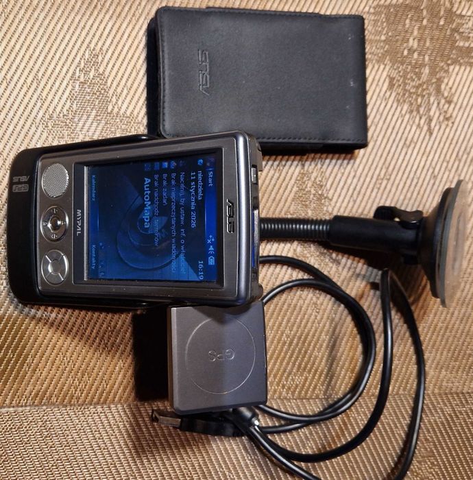 Palmtop nawigacja GPS Asus MyPal A636N + akcesoria samochodowe Wrocław