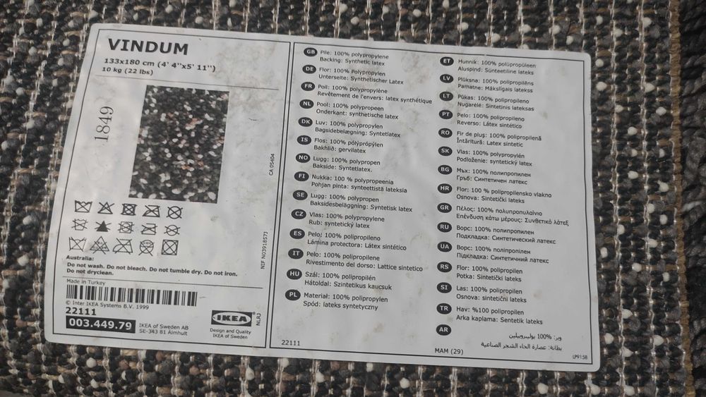 Tapete Ikea pêlo comprido NEGOCIÁVEL