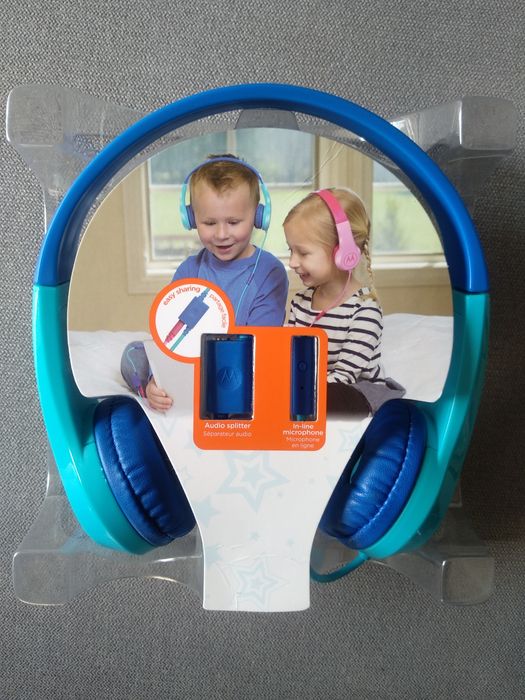 Słuchawki dziecięce Motorola Squads 200 BL ochrona słuchu dziecka