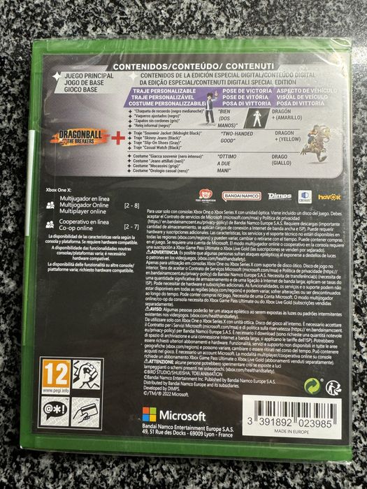 Xbox Game Dragon Ball The Breakers – New/Sealed64171760385539121