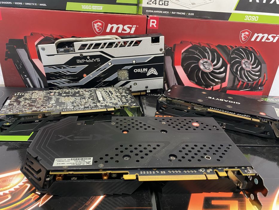 Відеокарта SP XFX Giga Rx 580 8gb гарний стан!