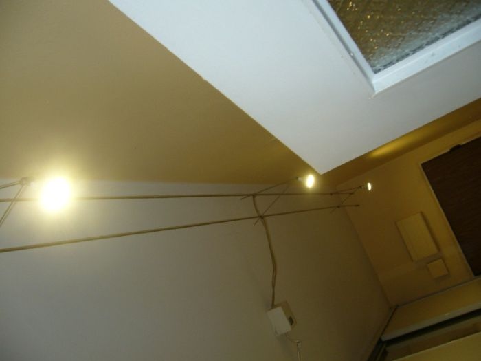 Zestaw 3 LEDÓW 50W,12V na 2 linkach z transformatorem (kpl) z IKEI