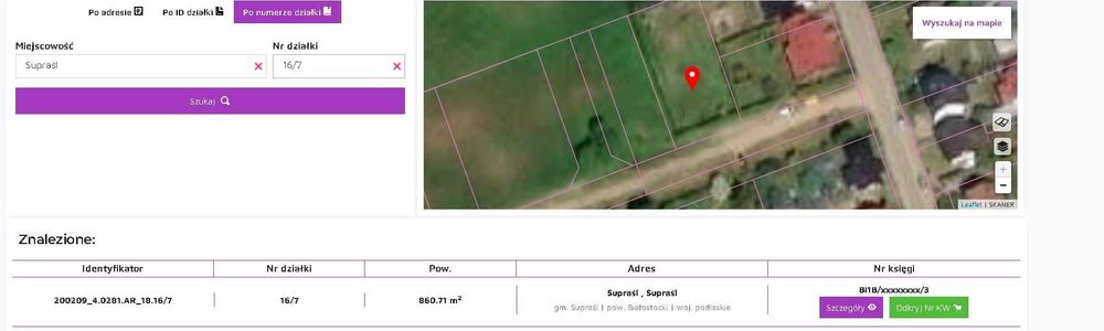 SUPER Działka w Supraślu