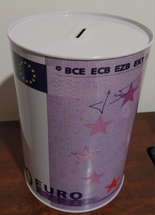 Mealheiro formato cilindro