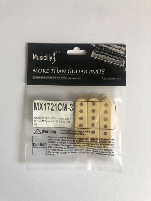 Osłony na przetworniki. Pickups covers. Single coils. Fender…..