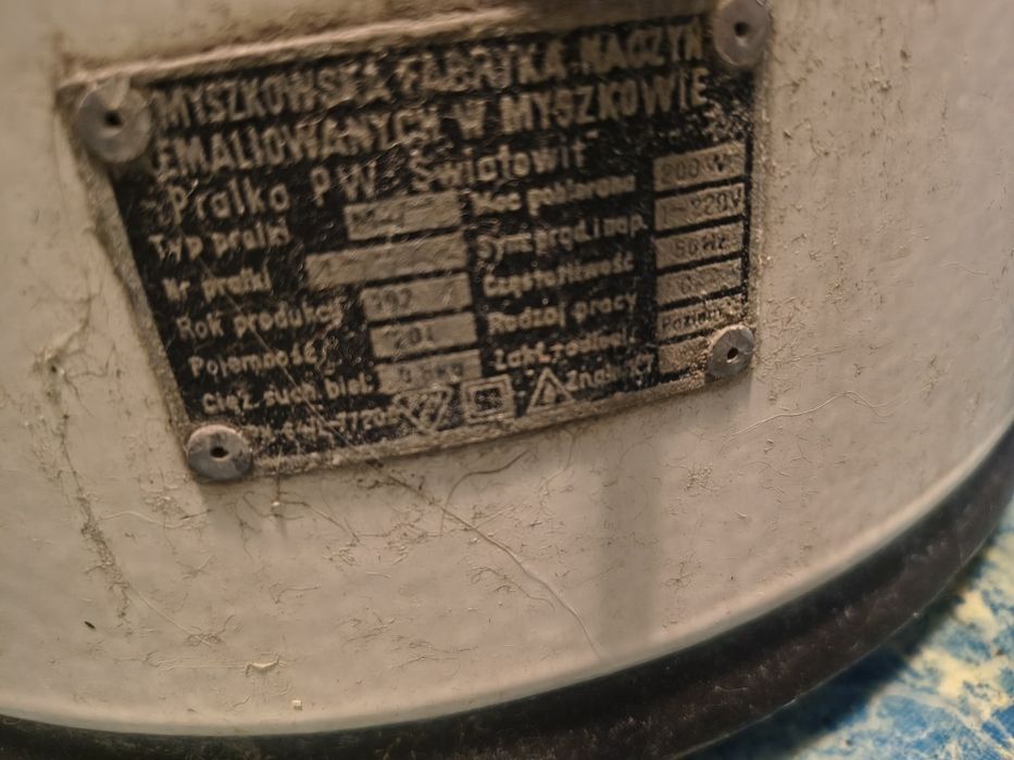 Pralka Światowid, typu Frania