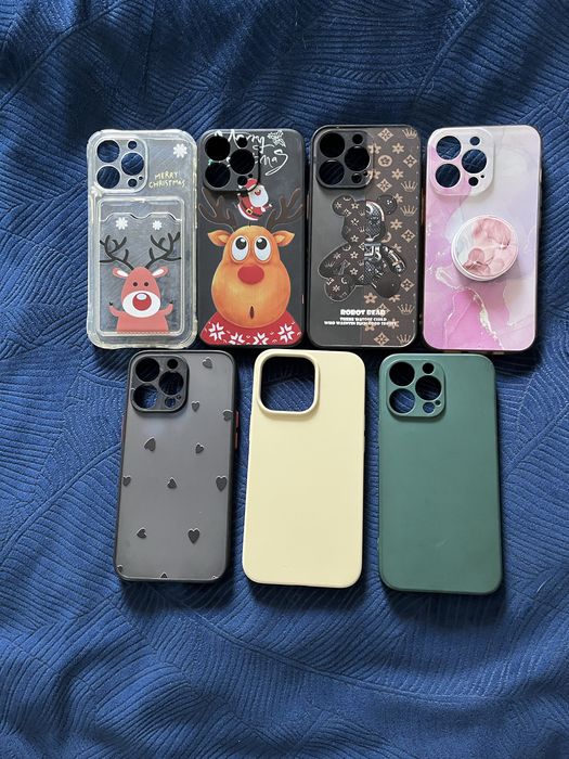 Комплект чохлів (7шт) для айфон 13про кейси для iphone 13pro накладки