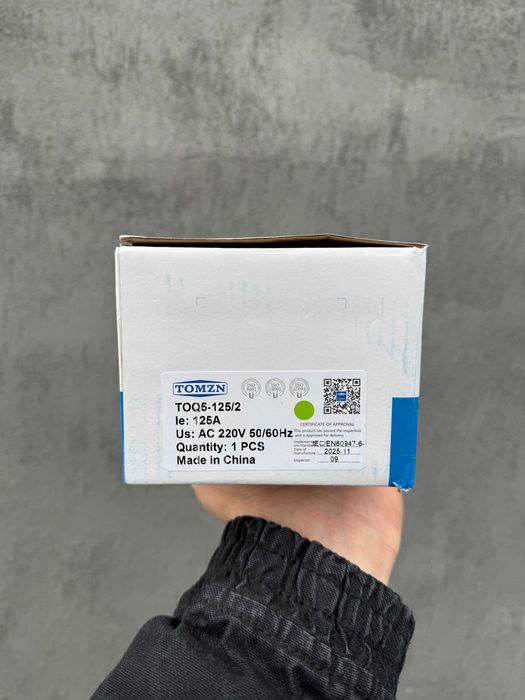 ‼️Автоматичний ввід резерву АВР TOMZN 2Р/125A (Автоматичний перемикач)