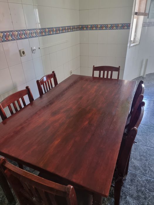 Mesa cozinha ou sala 6 lugares