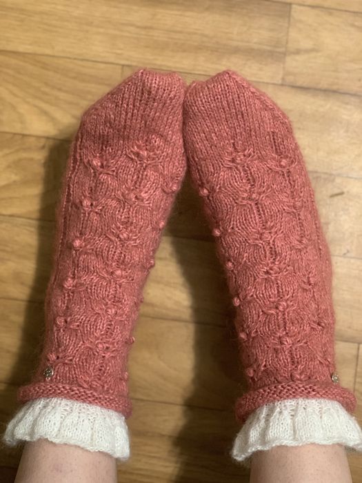 В’язані шкарпетки ручної роботи 37-38р.