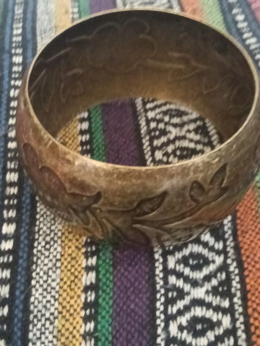 Pulseira/ bracelete vintage em latão
