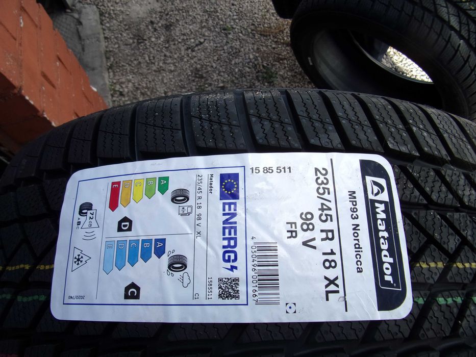 Nowe opony 235/45/18 Matador gr. Continental 2025r montaż/wysyl GRATIS