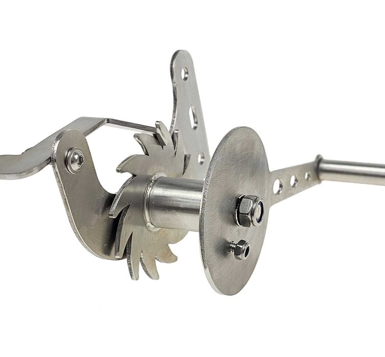 Kołowrotek do grilla nierdzewny korbka łożyska z brązu wysoka jakość