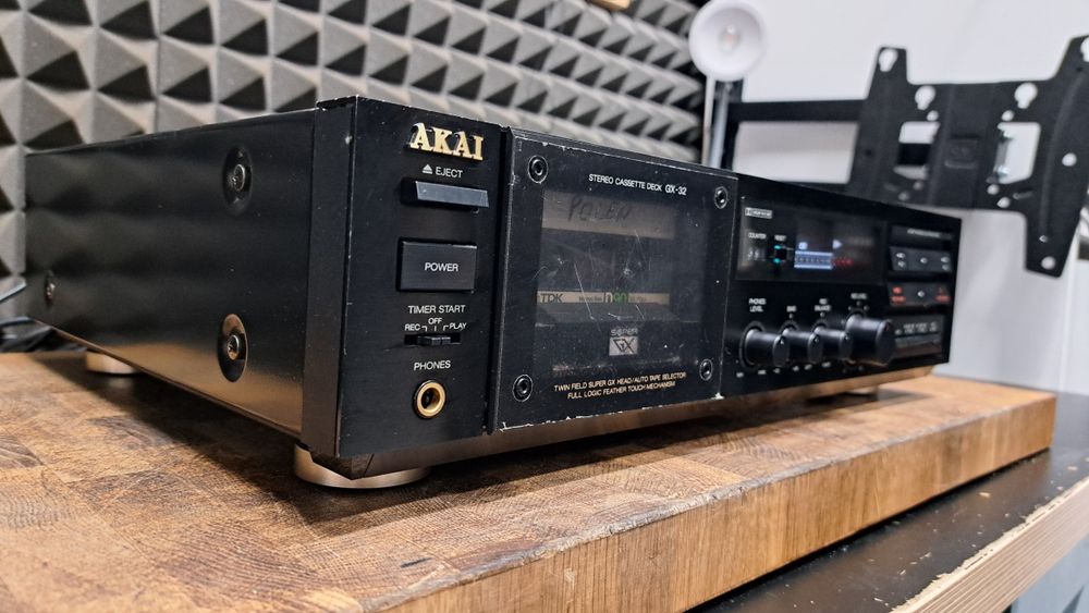 Deck Akai GX 32 folia na kieszonce od nowości