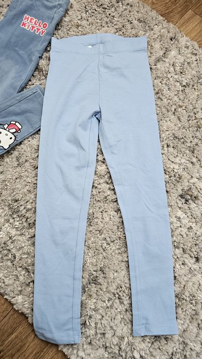 Zestaw 4x legginsy dziewczęce 122/128 lupilu hello kity